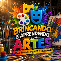 Brincando e aprendendo com artes