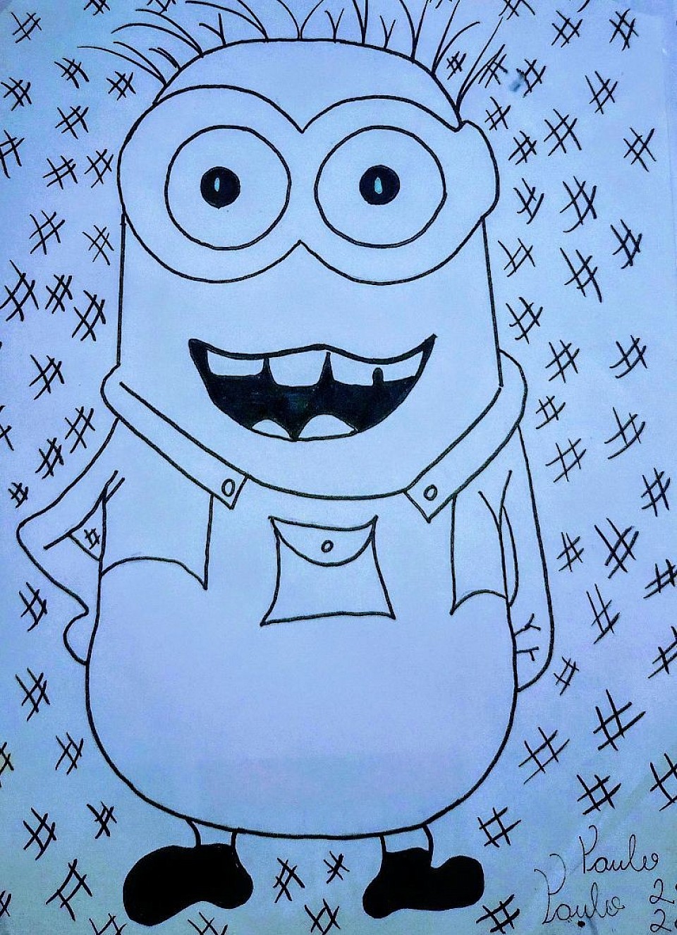 Minha infância me perseguir desenho criado em 2022
